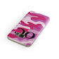 Camouflage Personalised Samsung Galaxy Case Front Close Up