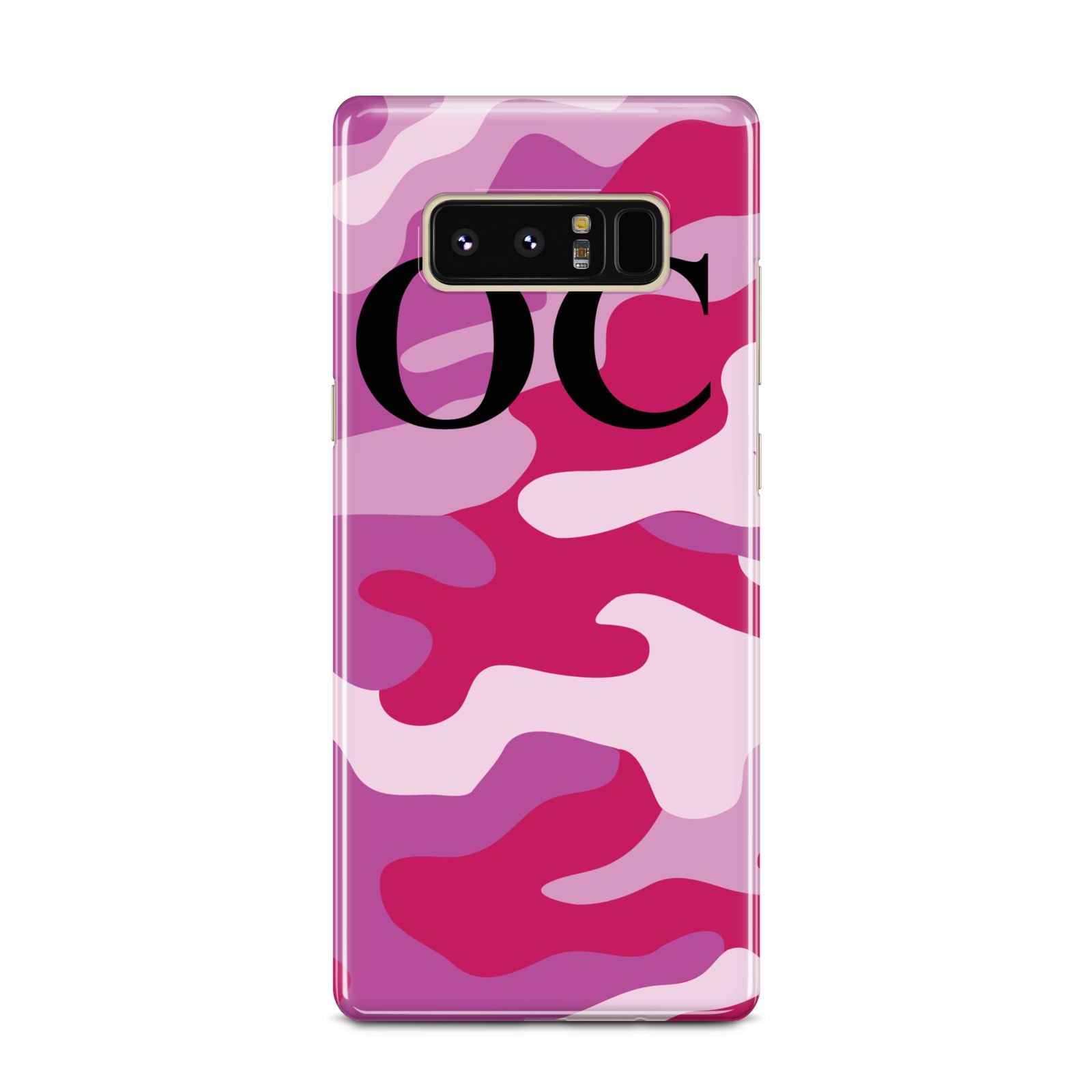 Camouflage Personalised Samsung Galaxy Note 8 Case