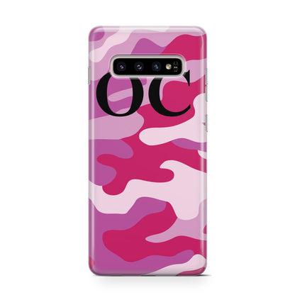 Camouflage Personalised Samsung Galaxy S10 Case