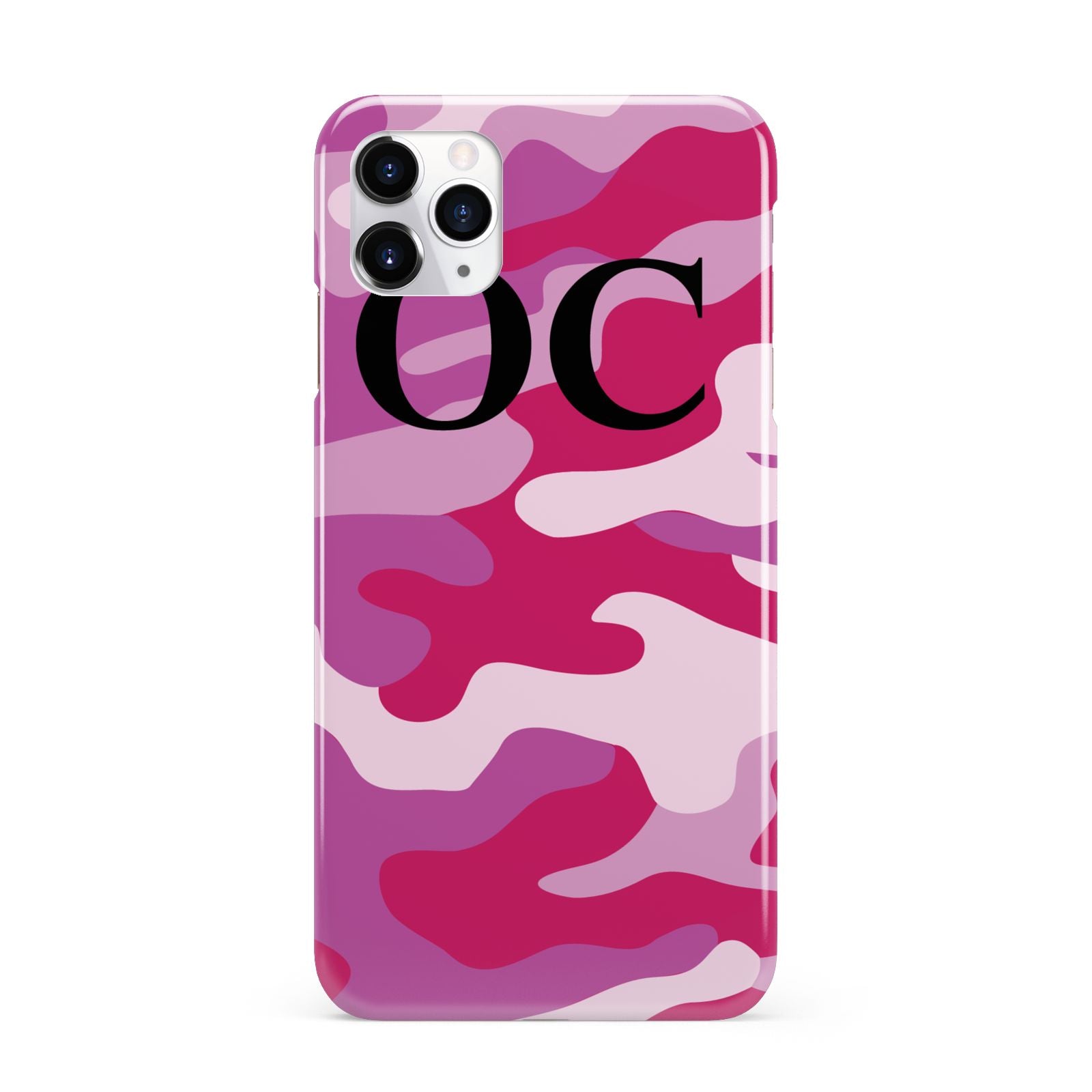 Camouflage Personalised iPhone 11 Pro Max 3D Snap Case