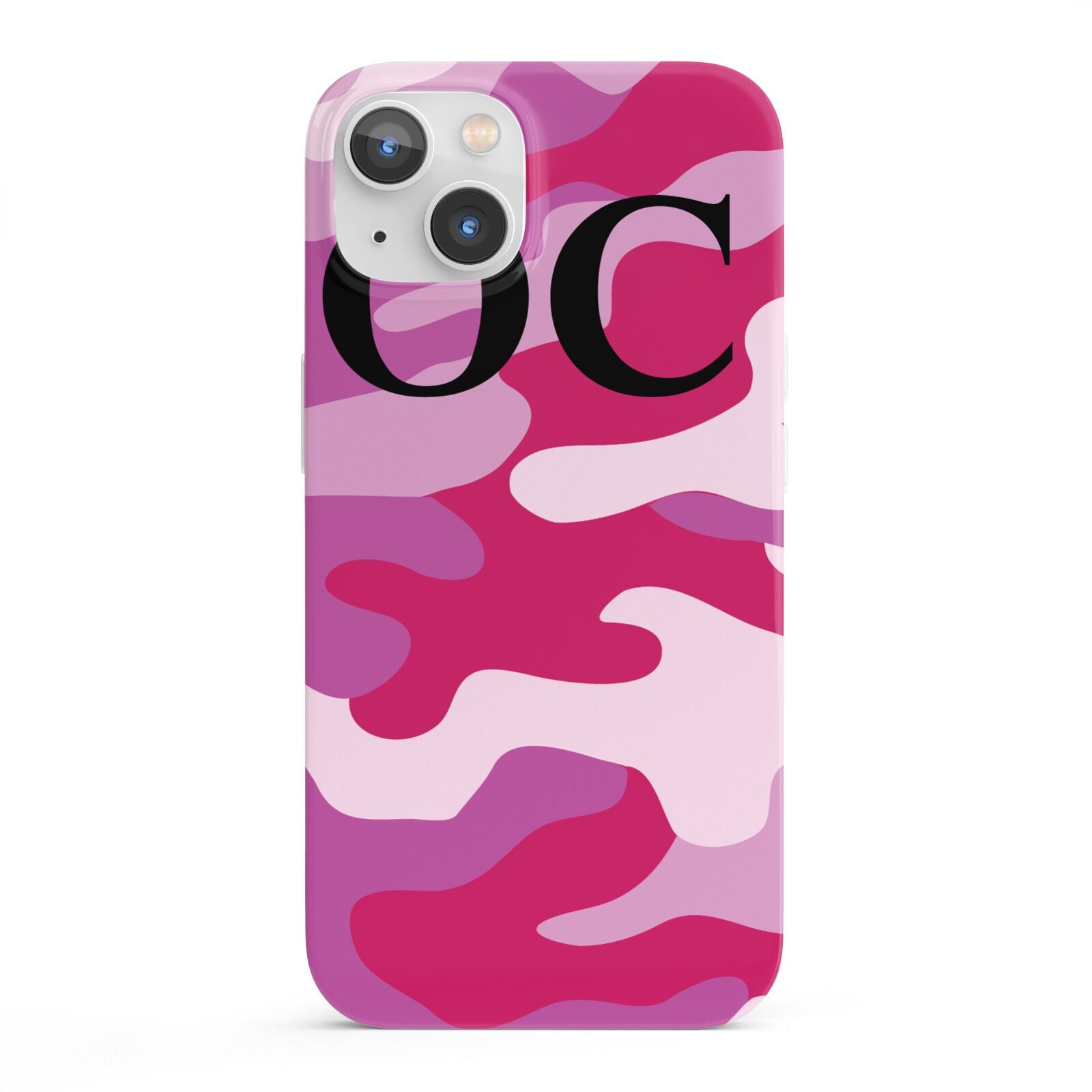 Camouflage Personalised iPhone 13 Full Wrap 3D Snap Case