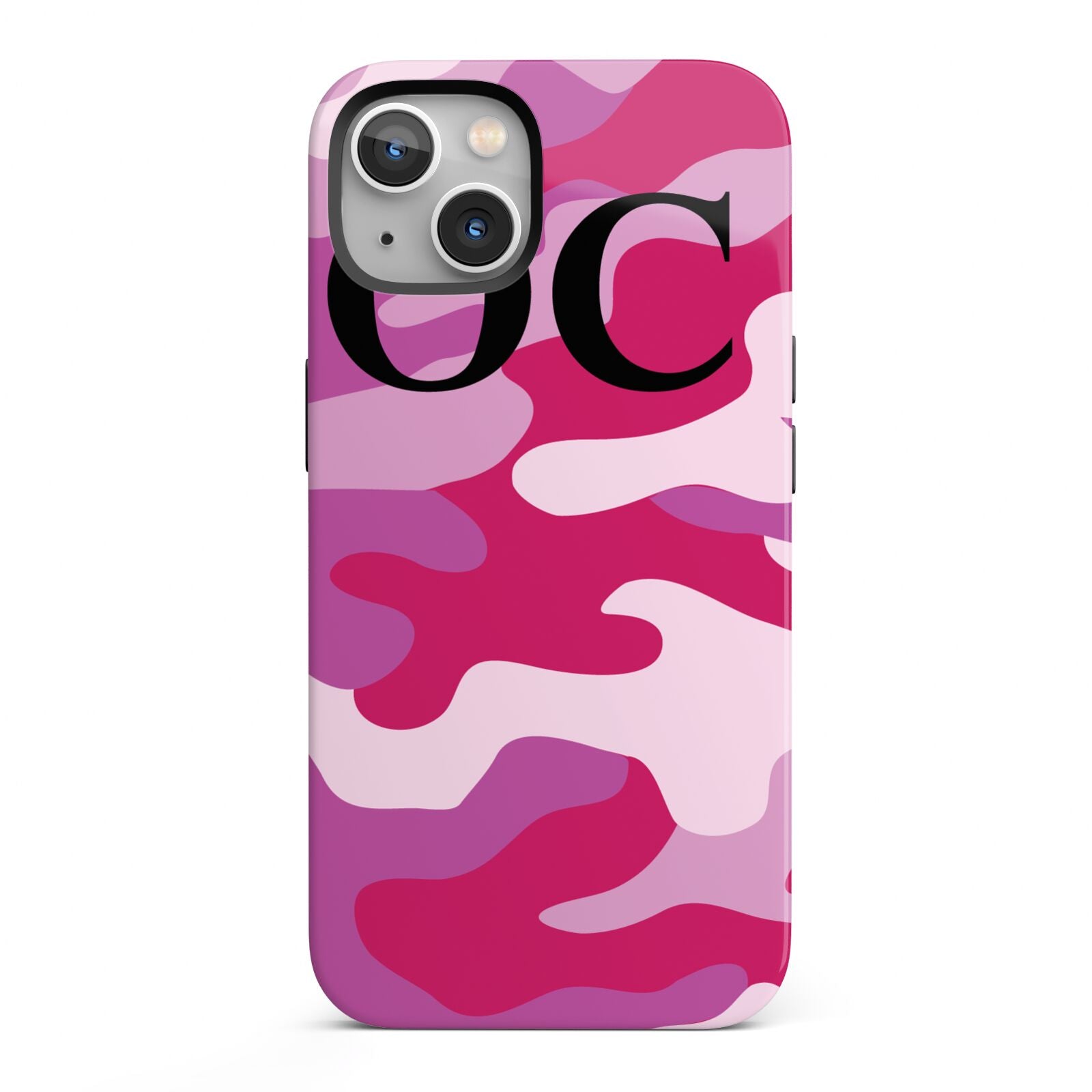 Camouflage Personalised iPhone 13 Full Wrap 3D Tough Case