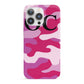 Camouflage Personalised iPhone 13 Pro Full Wrap 3D Snap Case