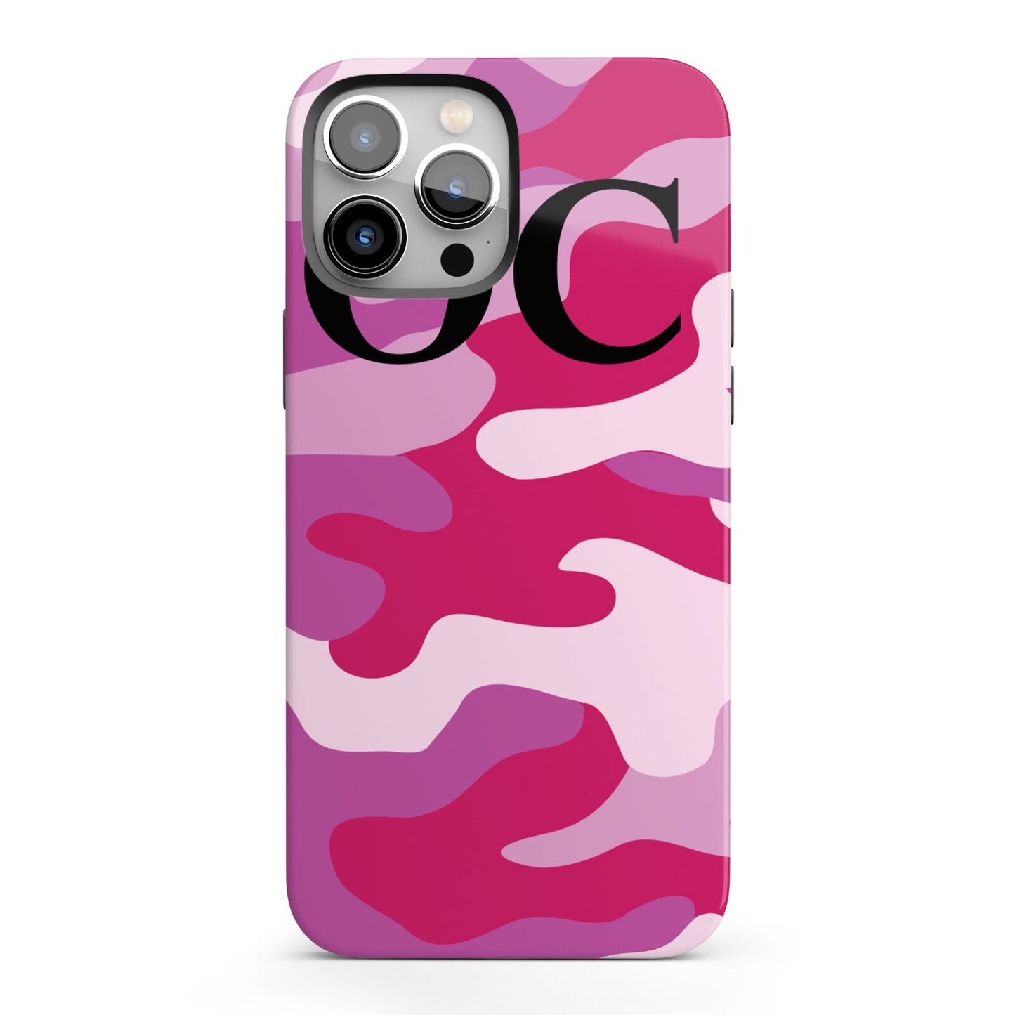 Camouflage Personalised iPhone 13 Pro Max Full Wrap 3D Tough Case