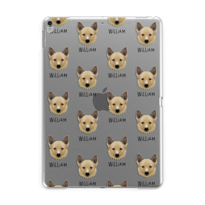 Canaan Dog Icon with Name Apple iPad Silver Case