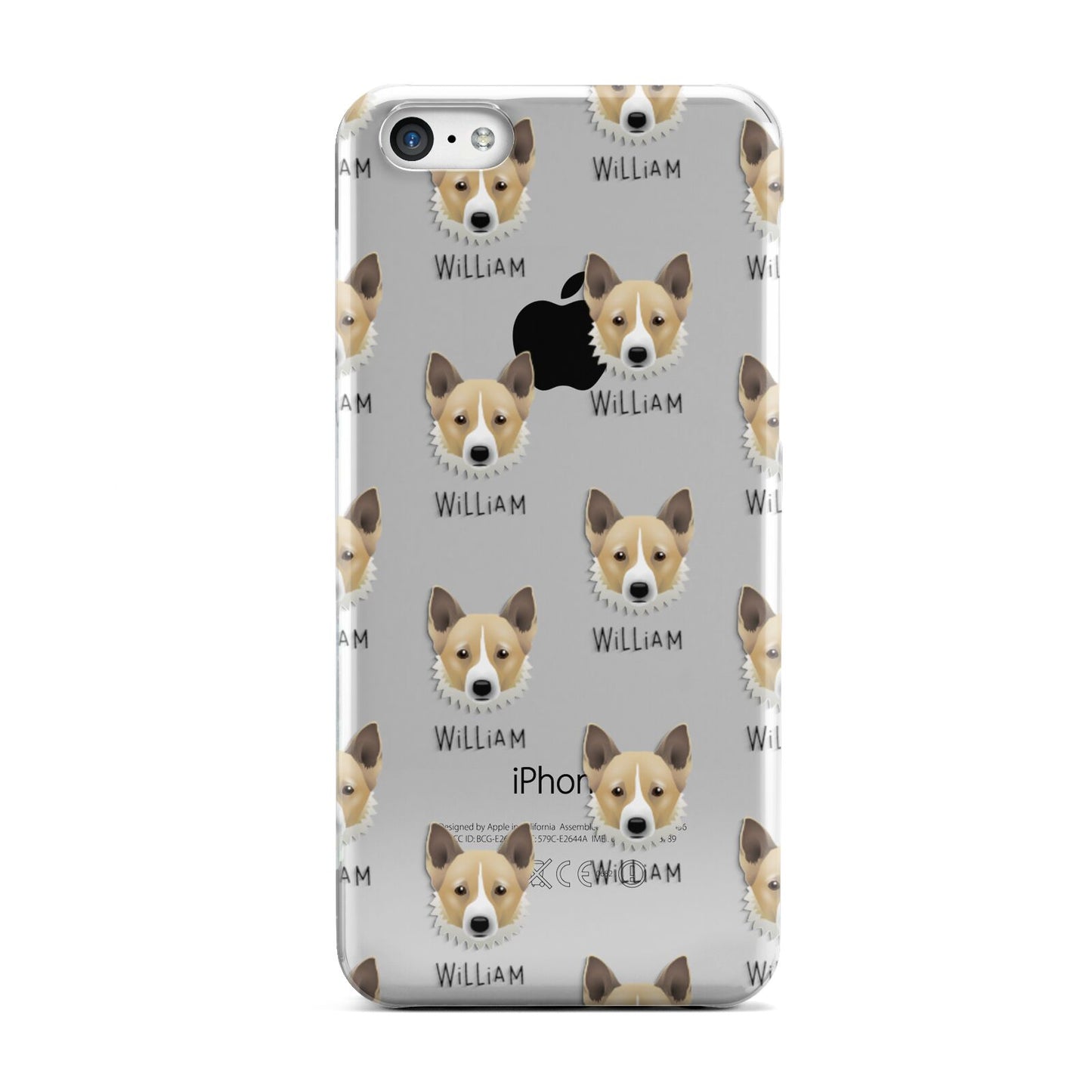 Canaan Dog Icon with Name Apple iPhone 5c Case