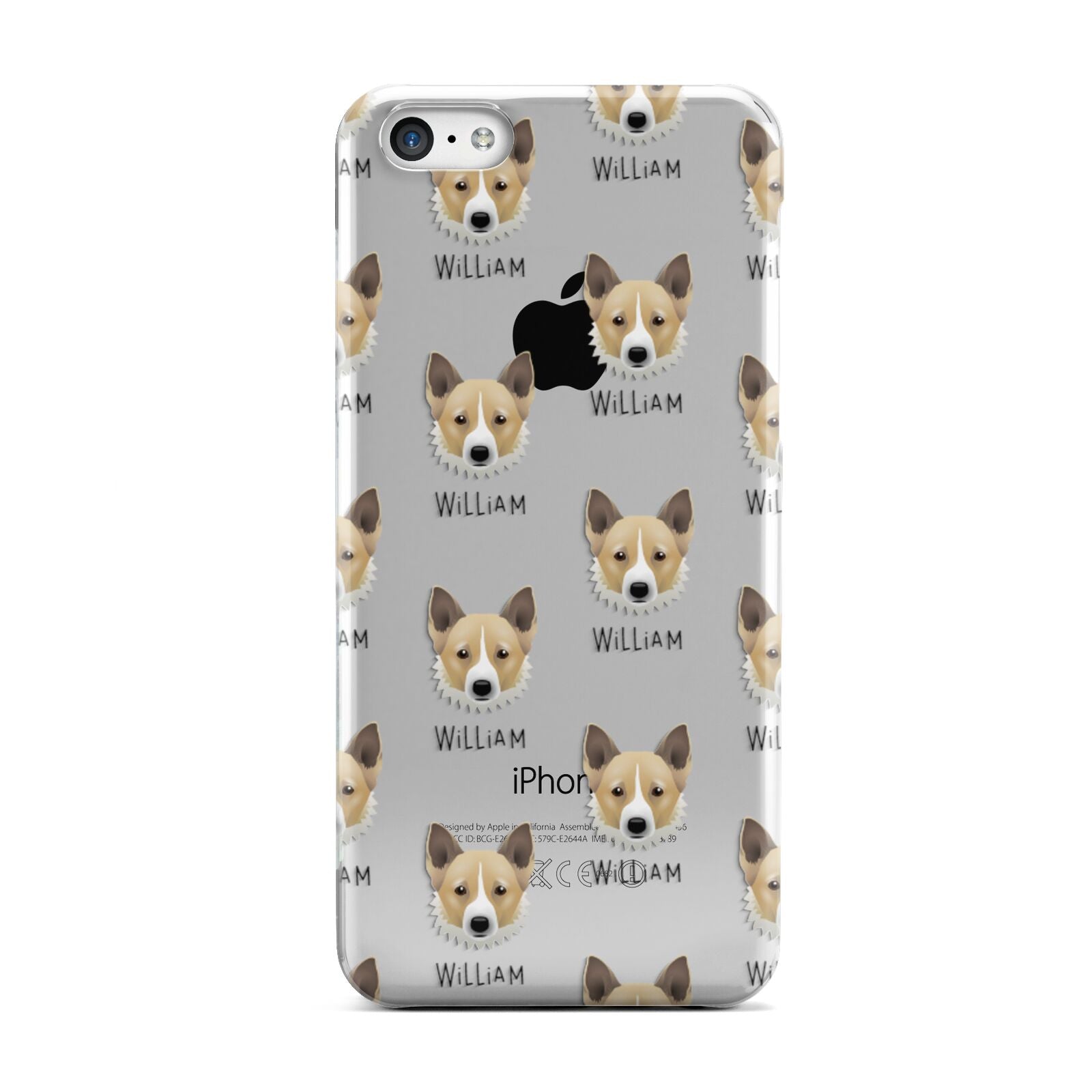 Canaan Dog Icon with Name Apple iPhone 5c Case