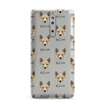 Canaan Dog Icon with Name Nokia Case