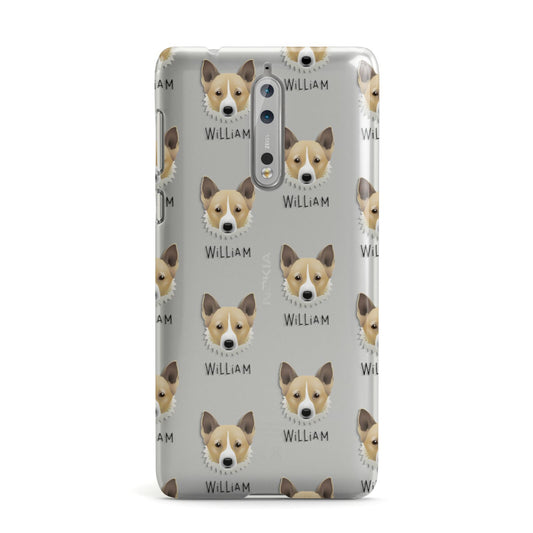 Canaan Dog Icon with Name Nokia Case
