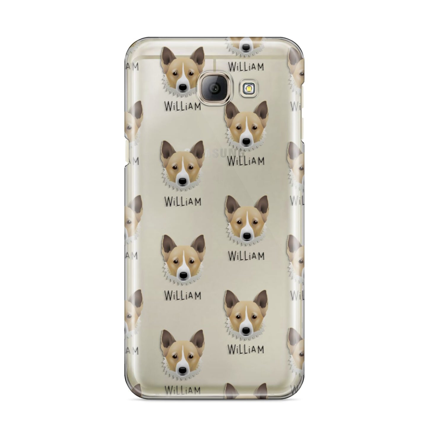 Canaan Dog Icon with Name Samsung Galaxy A8 2016 Case