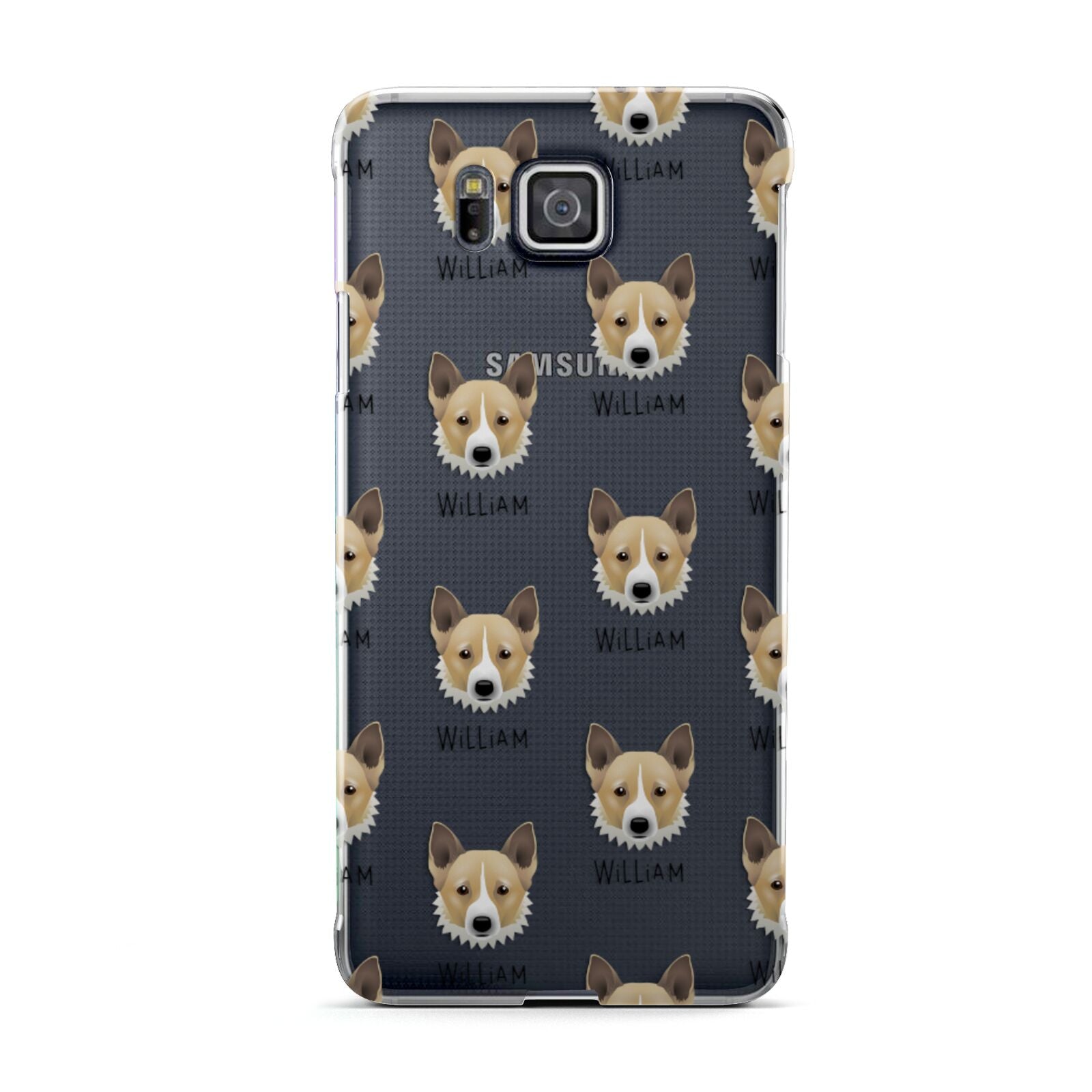 Canaan Dog Icon with Name Samsung Galaxy Alpha Case