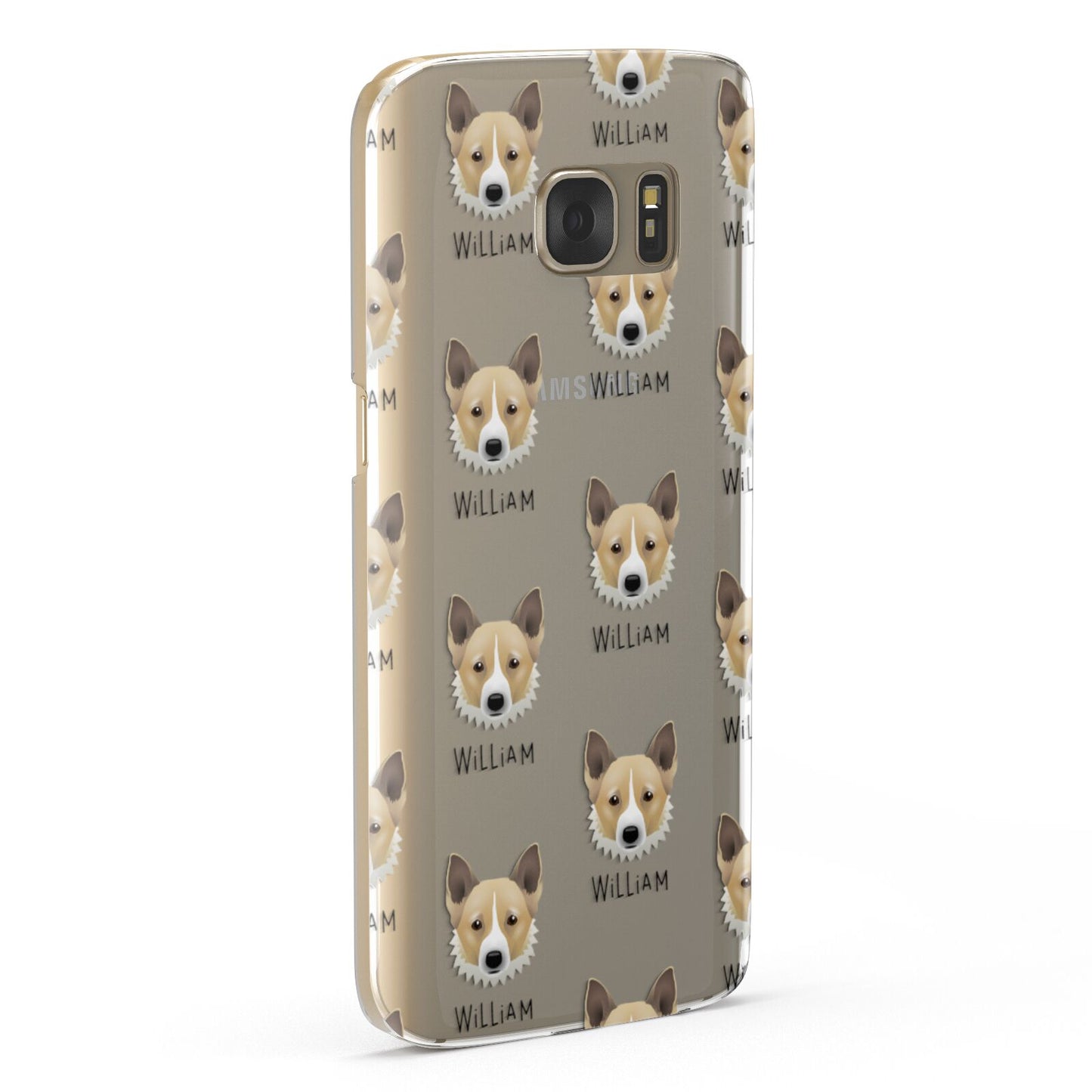 Canaan Dog Icon with Name Samsung Galaxy Case Fourty Five Degrees