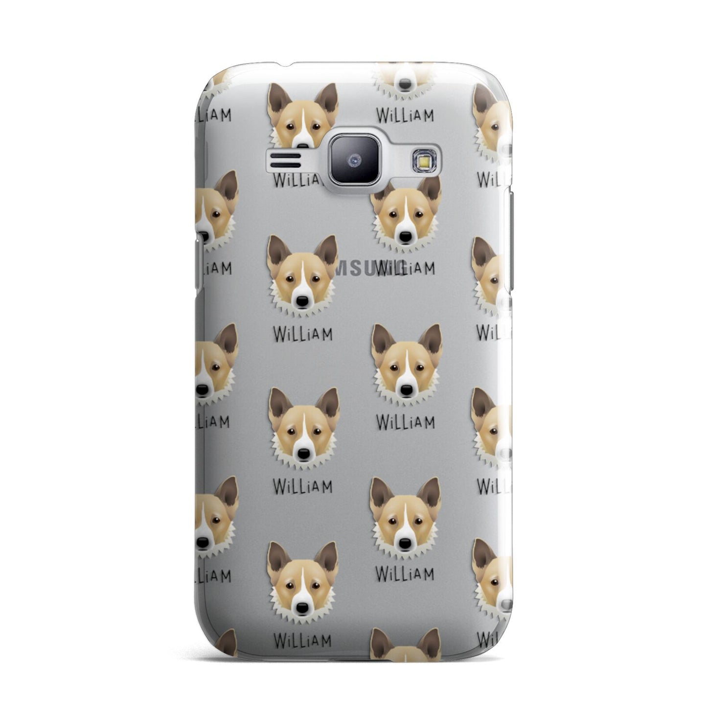 Canaan Dog Icon with Name Samsung Galaxy J1 2015 Case