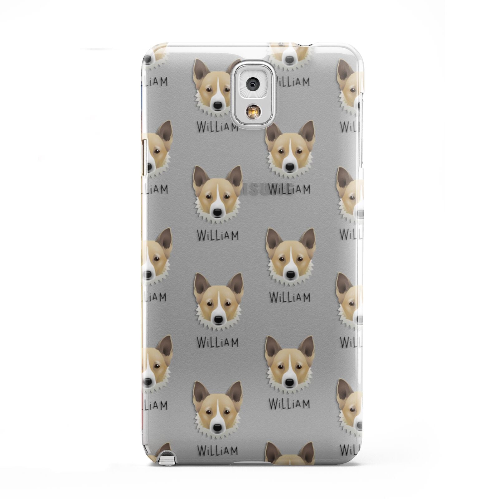 Canaan Dog Icon with Name Samsung Galaxy Note 3 Case