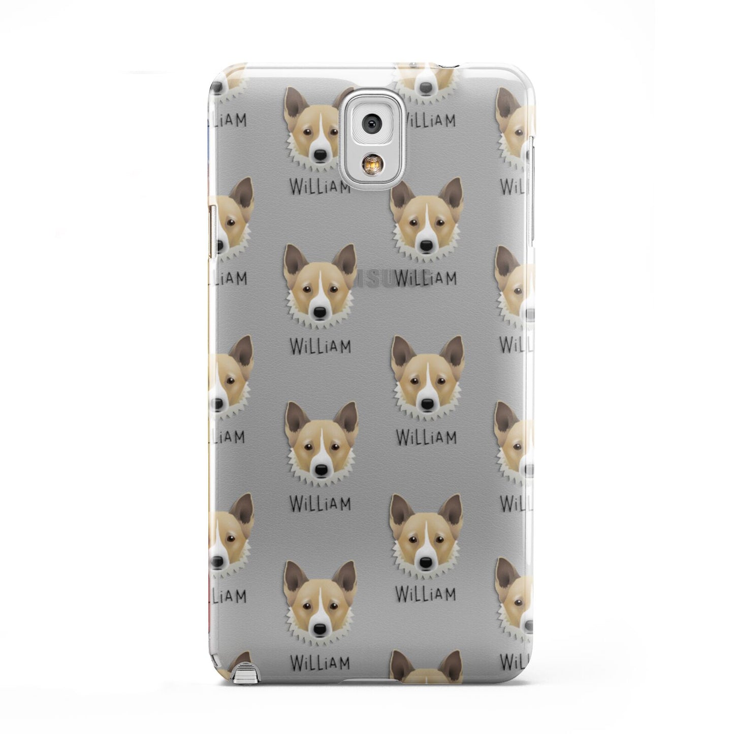 Canaan Dog Icon with Name Samsung Galaxy Note 3 Case