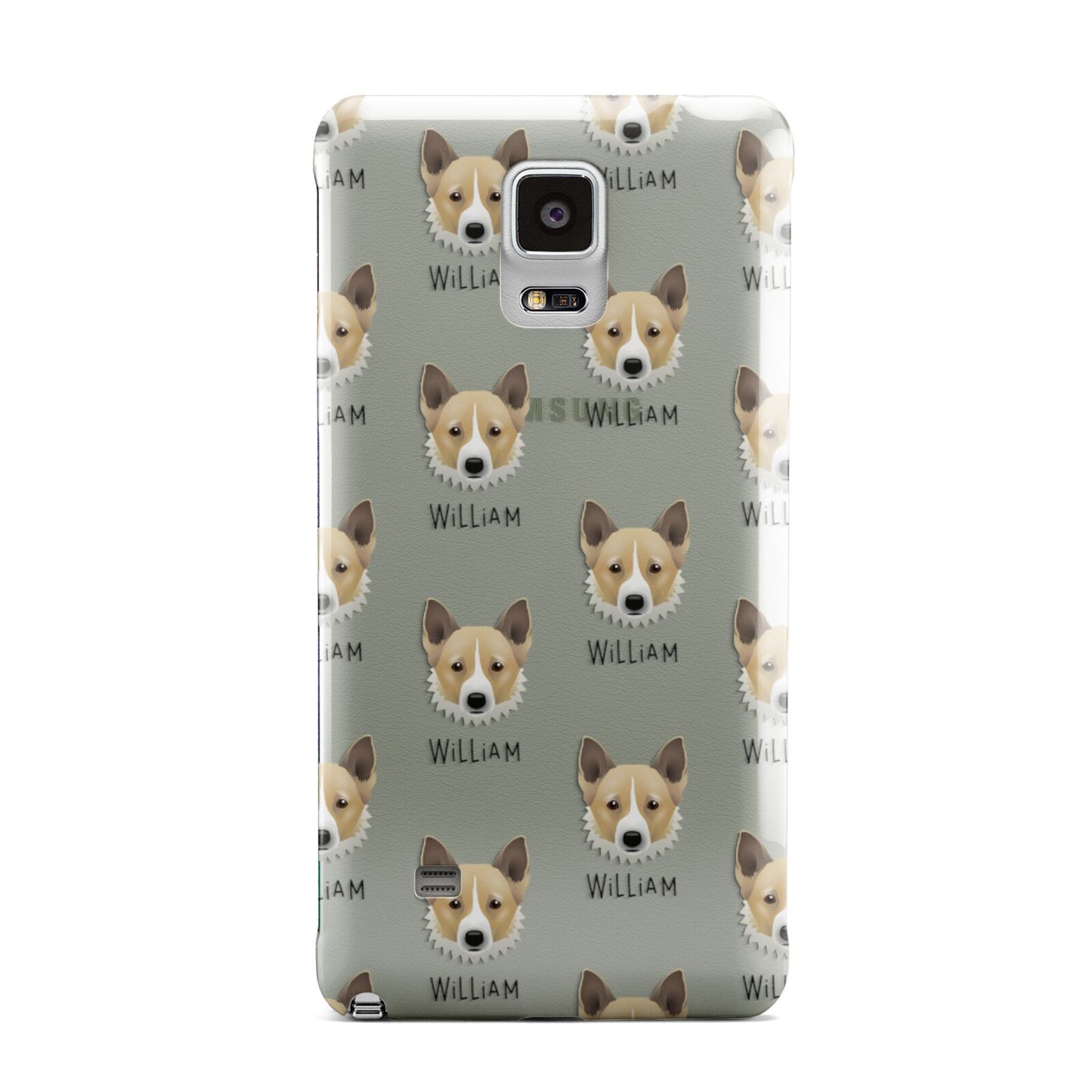 Canaan Dog Icon with Name Samsung Galaxy Note 4 Case