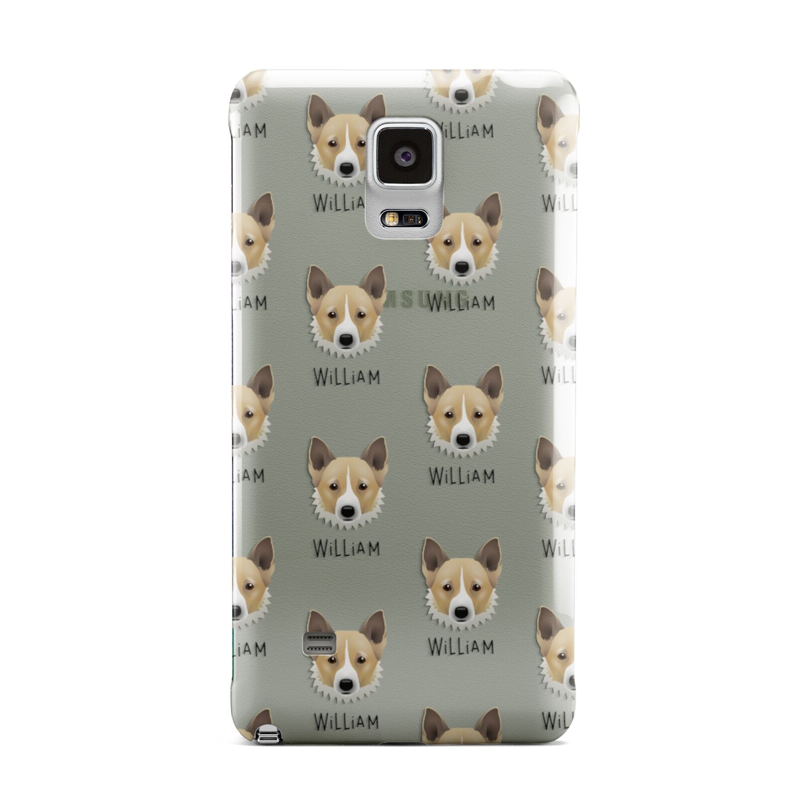Canaan Dog Icon with Name Samsung Galaxy Note 4 Case
