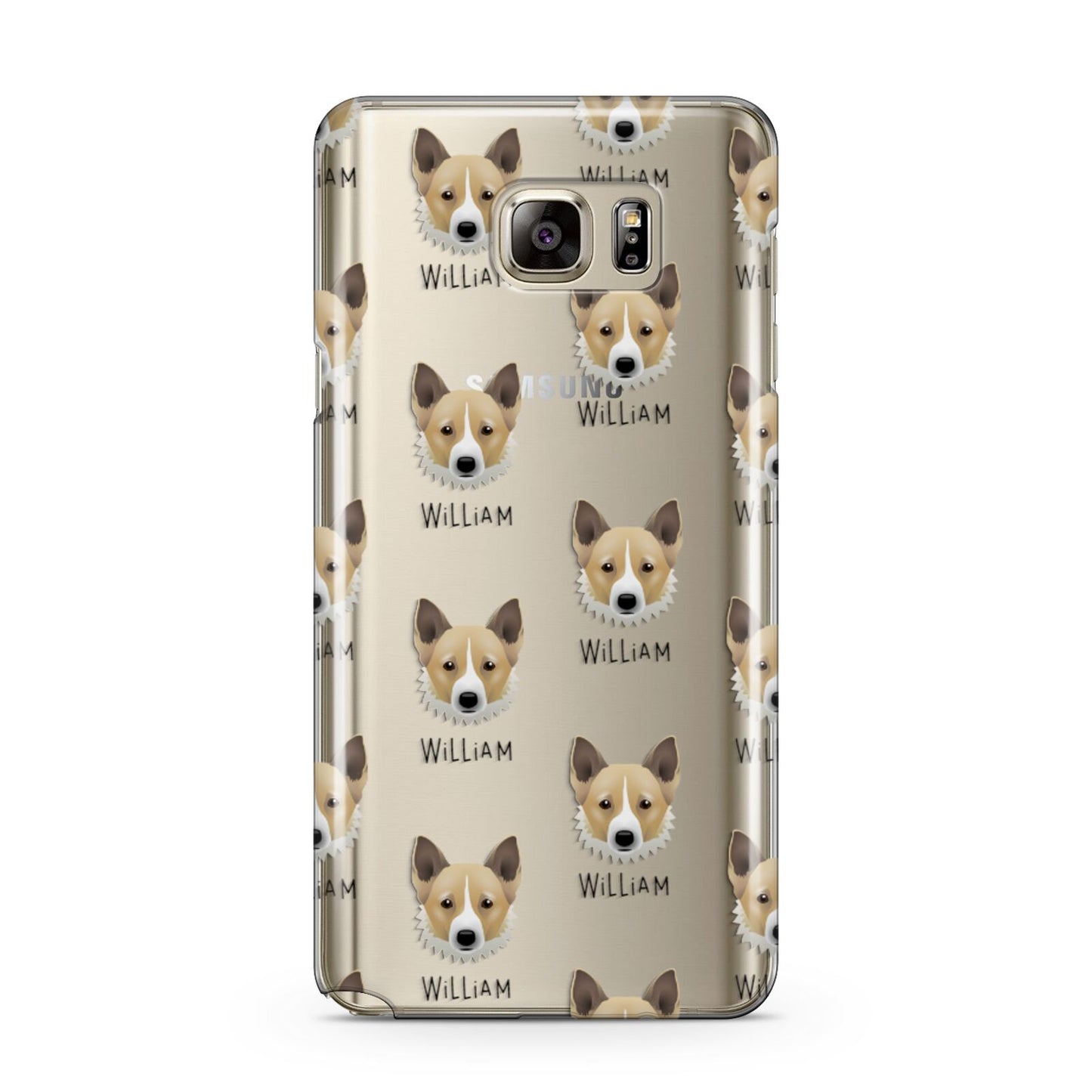 Canaan Dog Icon with Name Samsung Galaxy Note 5 Case