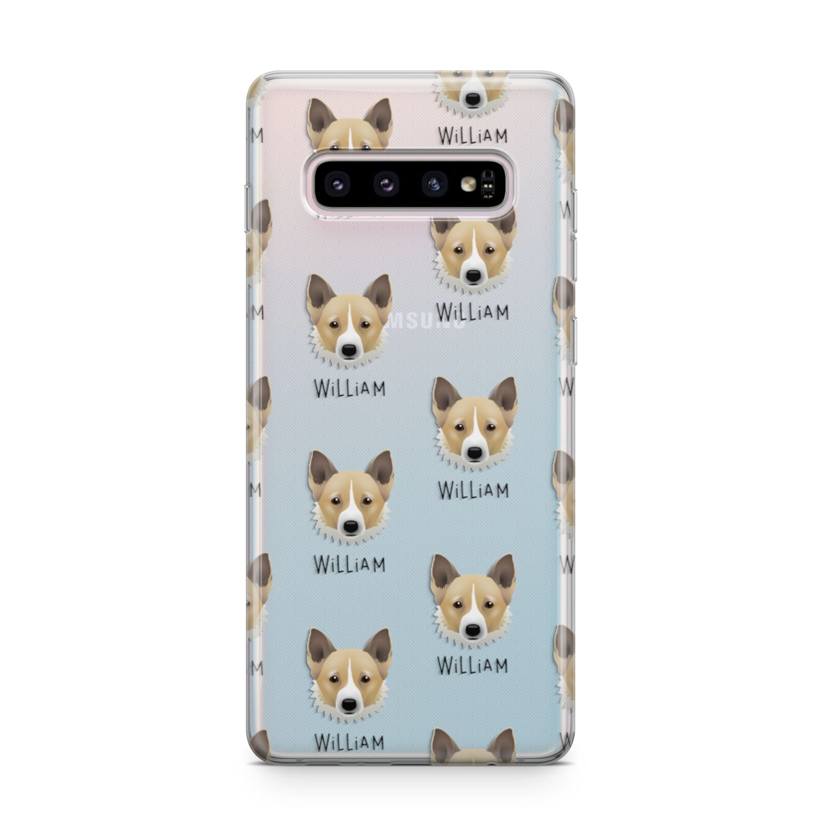 Canaan Dog Icon with Name Samsung Galaxy S10 Plus Case