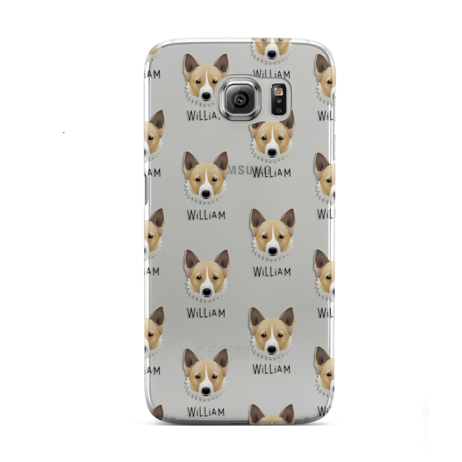 Canaan Dog Icon with Name Samsung Galaxy S6 Case
