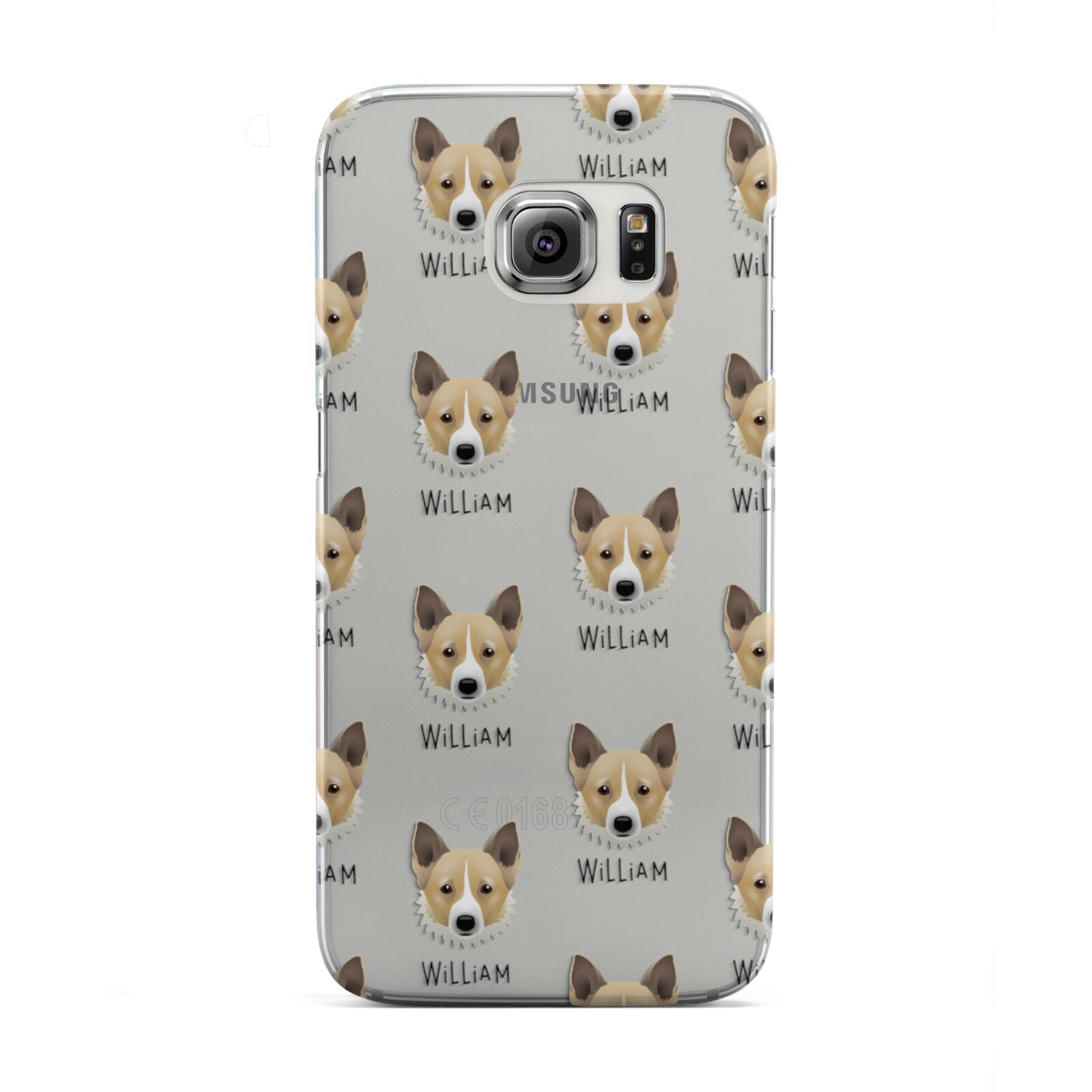 Canaan Dog Icon with Name Samsung Galaxy S6 Edge Case