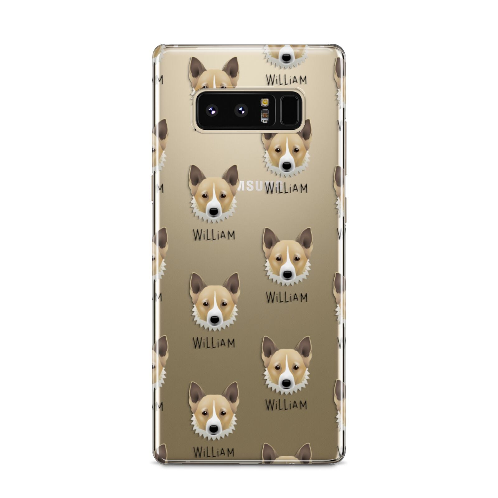 Canaan Dog Icon with Name Samsung Galaxy S8 Case