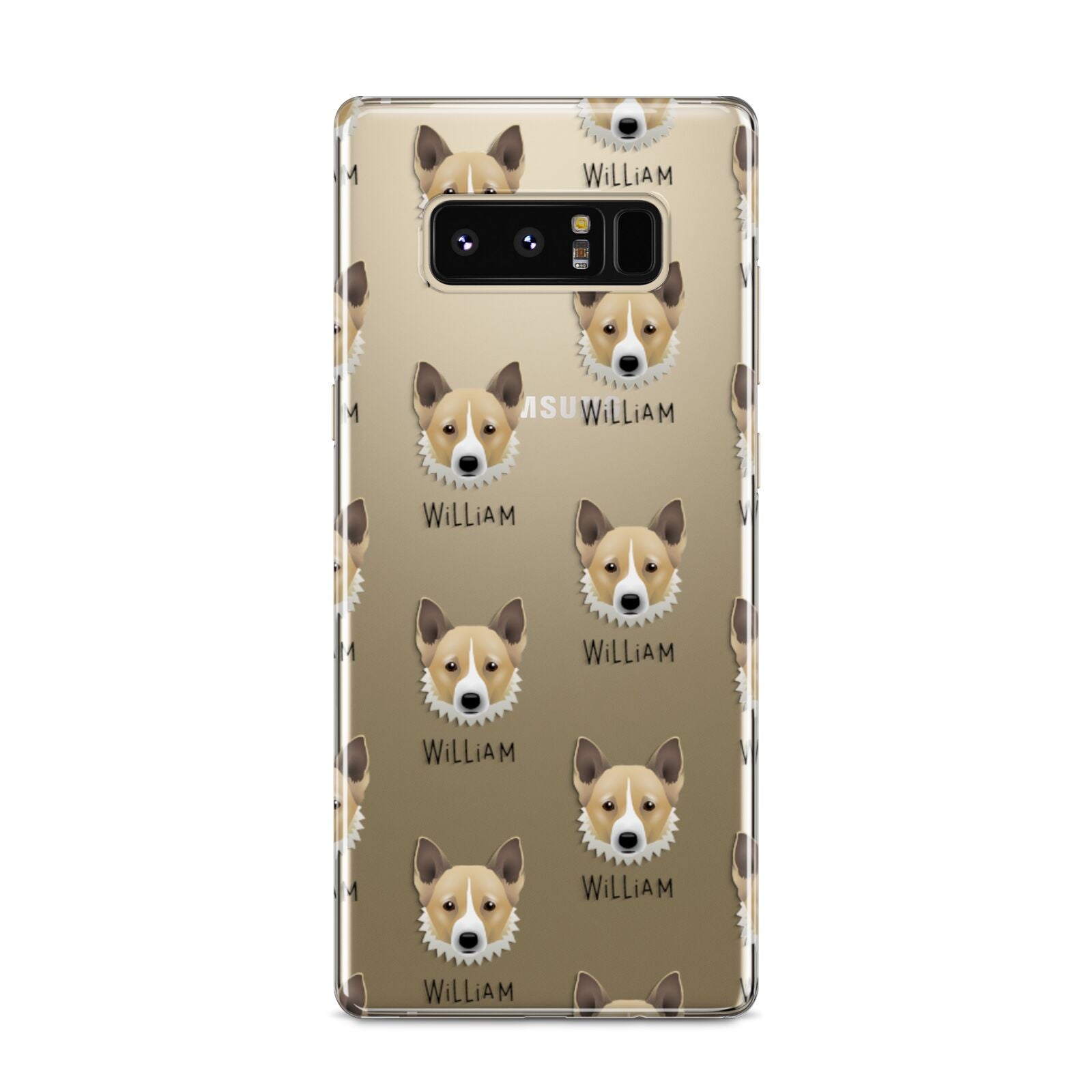 Canaan Dog Icon with Name Samsung Galaxy S8 Case