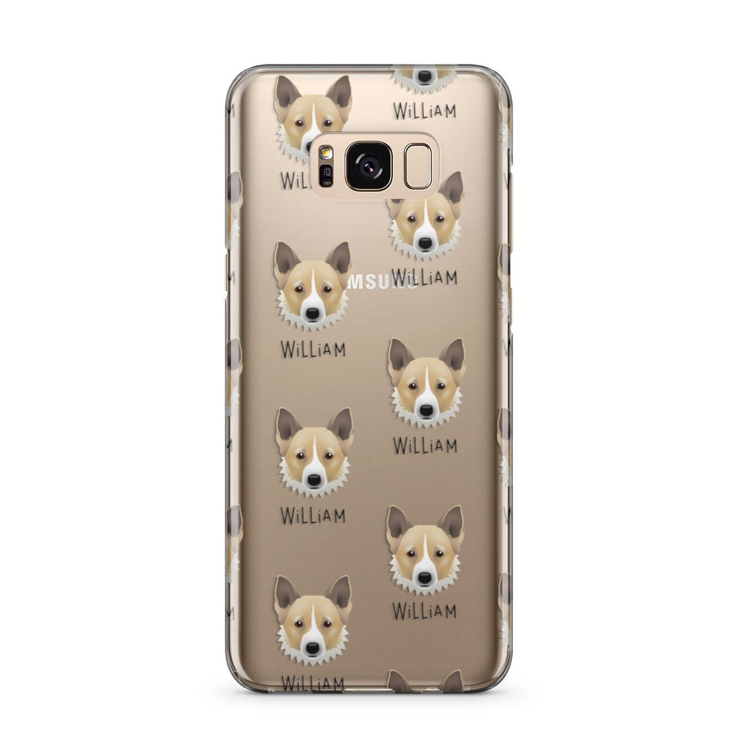 Canaan Dog Icon with Name Samsung Galaxy S8 Plus Case