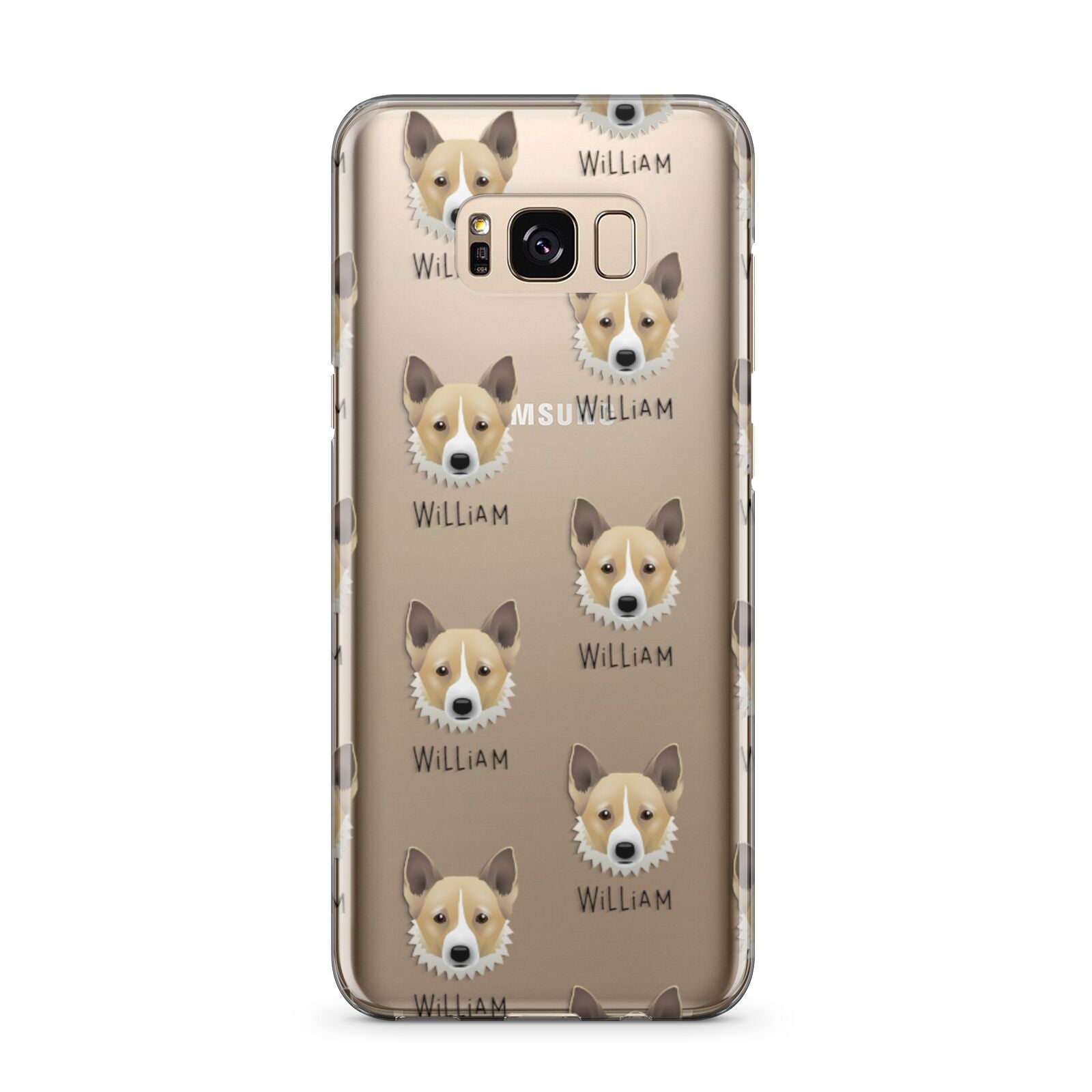 Canaan Dog Icon with Name Samsung Galaxy S8 Plus Case