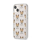 Canaan Dog Icon with Name iPhone 14 Clear Tough Case Starlight Angled Image