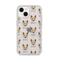 Canaan Dog Icon with Name iPhone 14 Glitter Tough Case Starlight