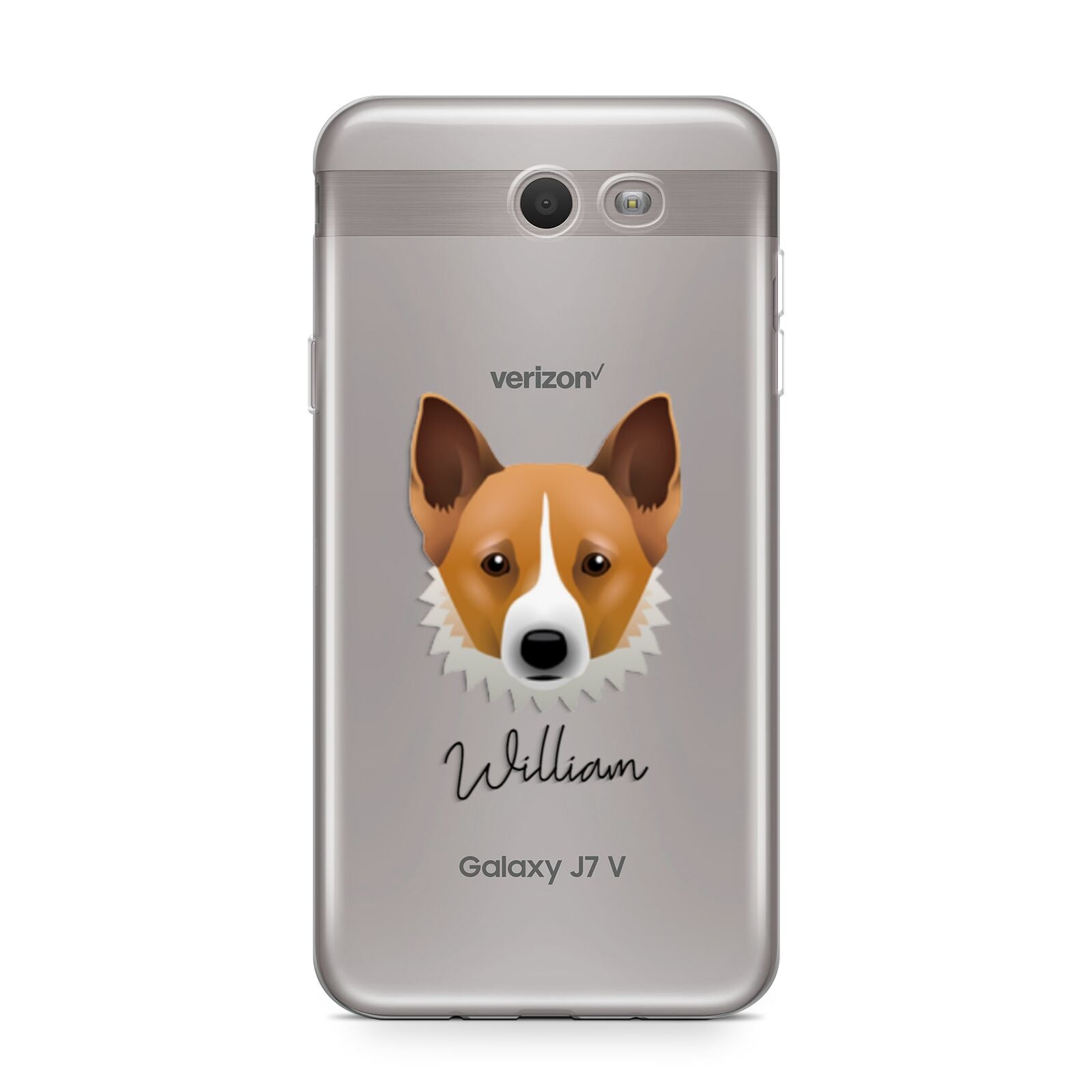 Canaan Dog Personalised Samsung Galaxy J7 2017 Case