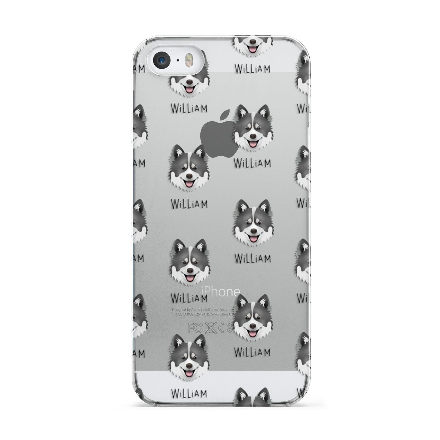 Canadian Eskimo Dog Icon with Name Apple iPhone 5 Case