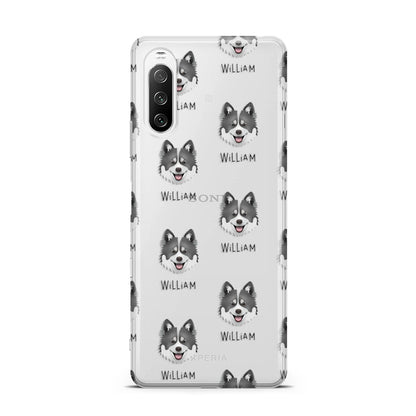 Canadian Eskimo Dog Icon with Name Sony Xperia 10 III Case