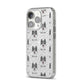 Canadian Eskimo Dog Icon with Name iPhone 14 Pro Glitter Tough Case Silver Angled Image