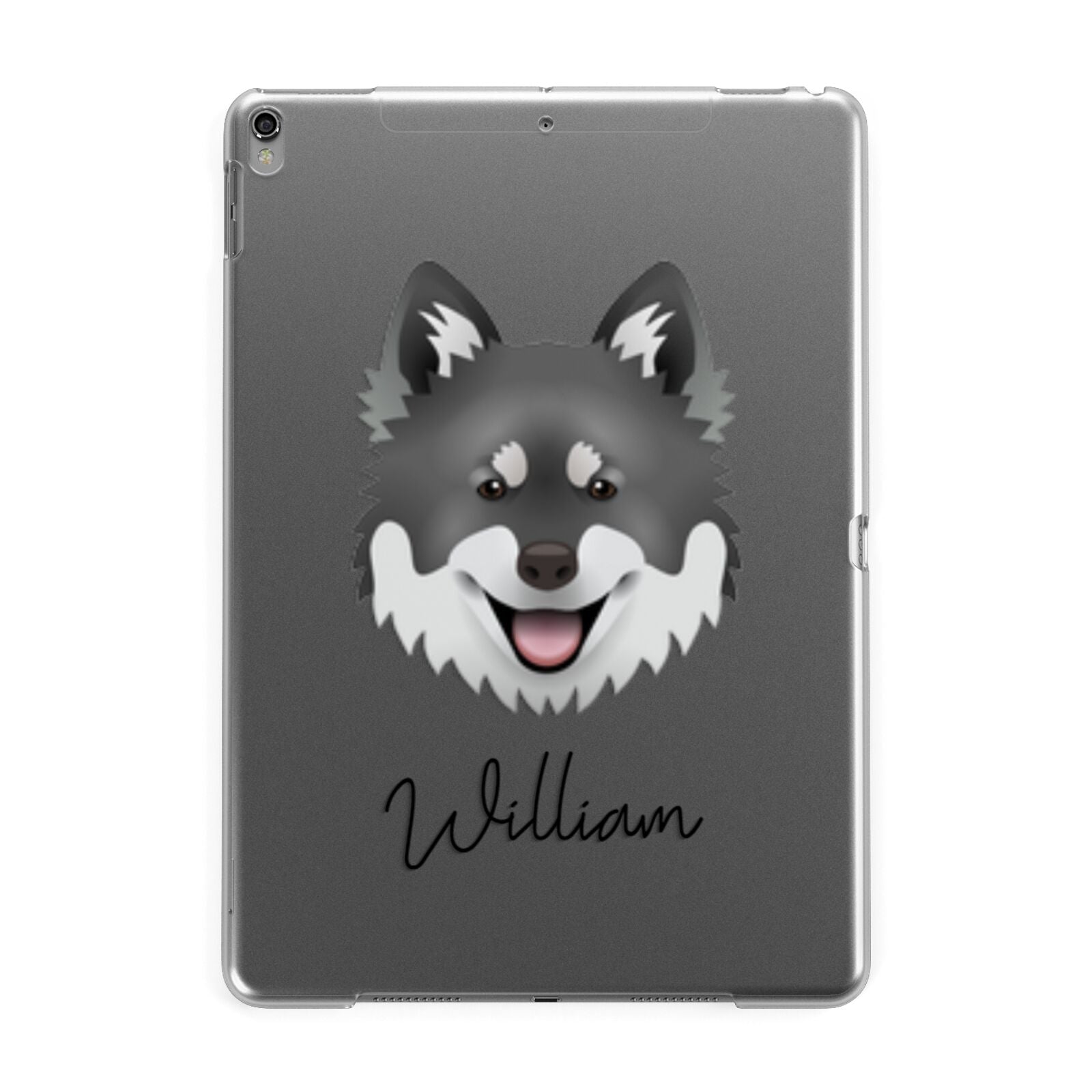 Canadian Eskimo Dog Personalised Apple iPad Grey Case