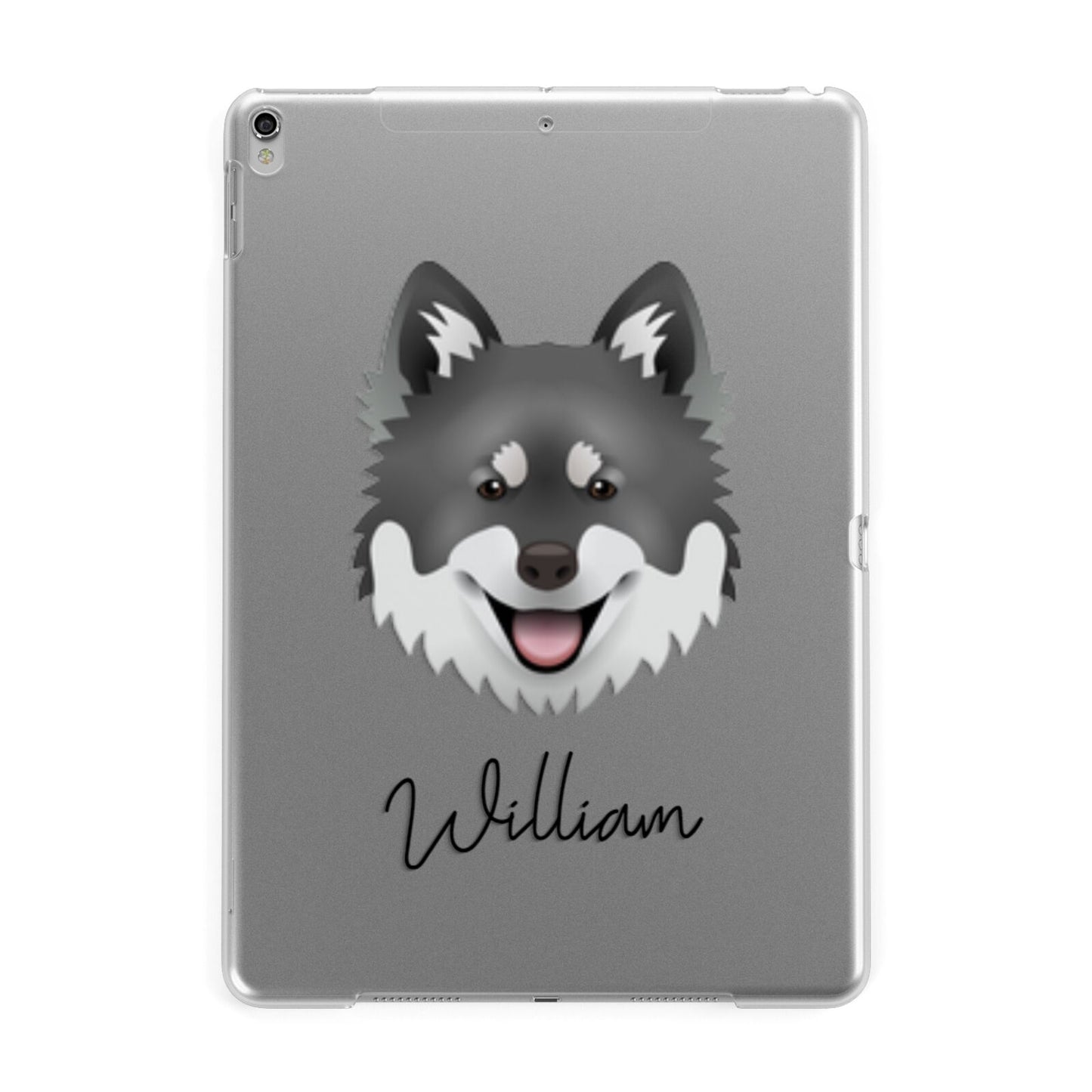 Canadian Eskimo Dog Personalised Apple iPad Silver Case