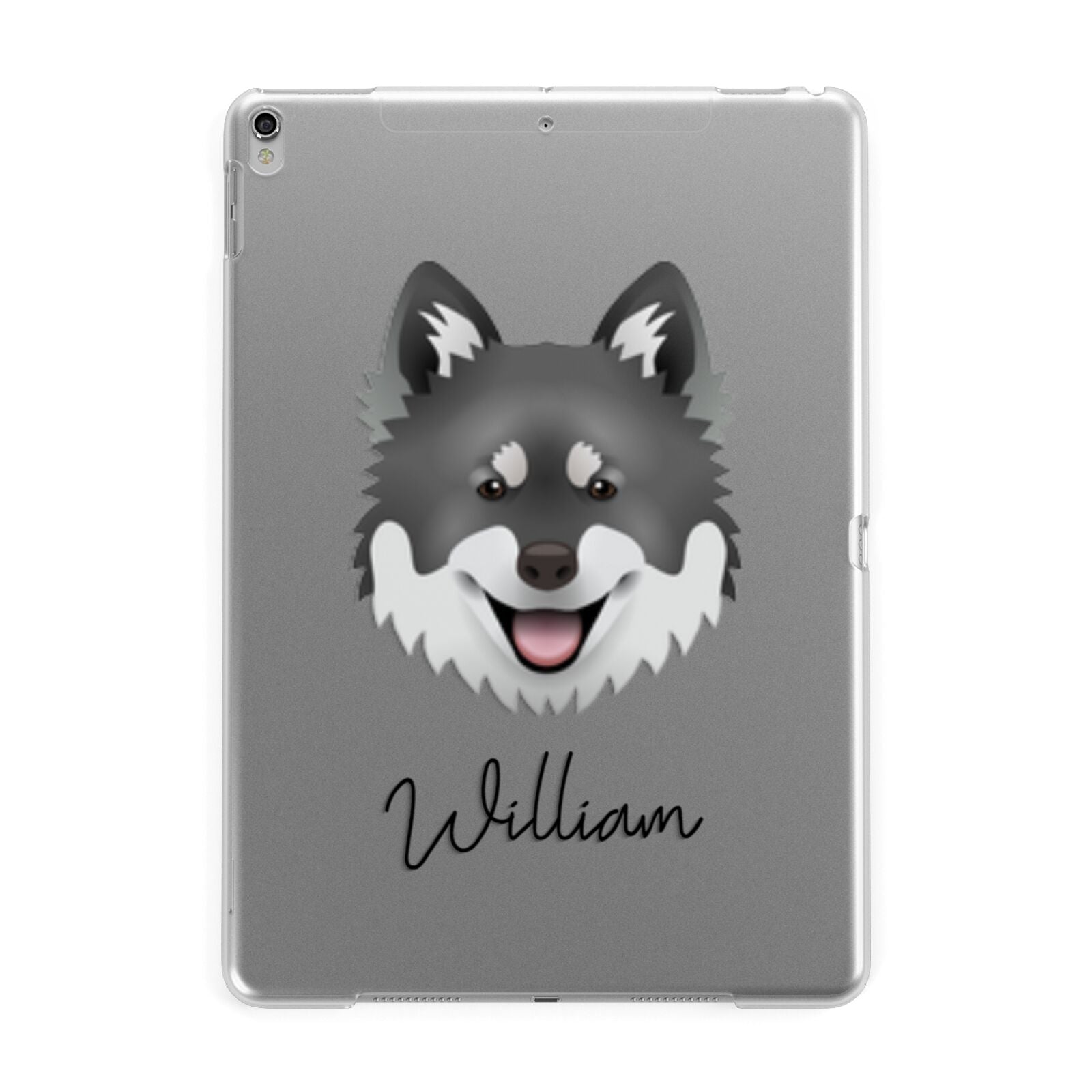 Canadian Eskimo Dog Personalised Apple iPad Silver Case