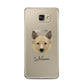 Canadian Eskimo Dog Personalised Samsung Galaxy A5 2016 Case on gold phone