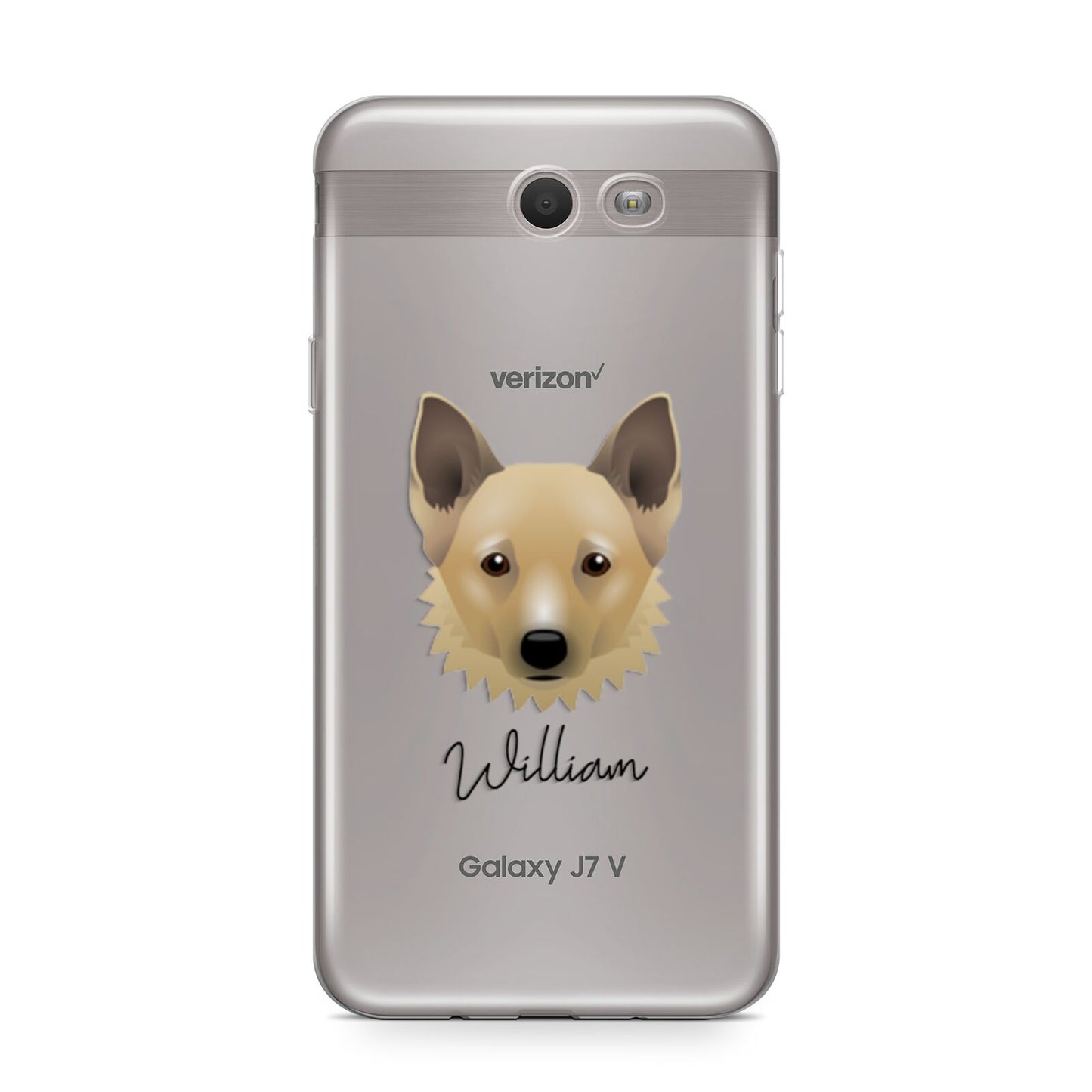 Canadian Eskimo Dog Personalised Samsung Galaxy J7 2017 Case