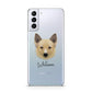 Canadian Eskimo Dog Personalised Samsung S21 Plus Phone Case