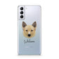 Canadian Eskimo Dog Personalised Samsung S21 Plus Phone Case