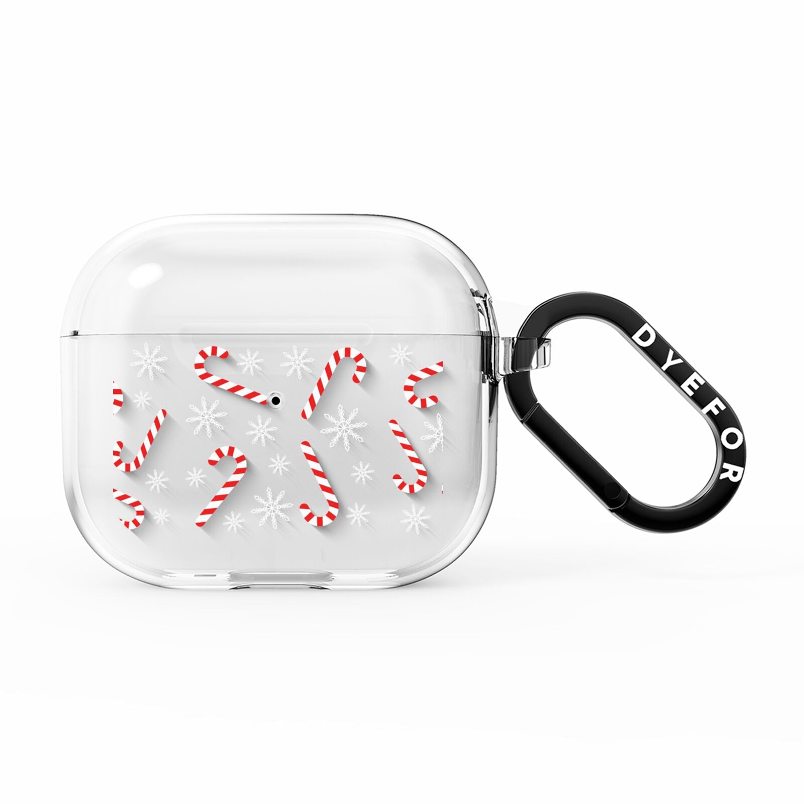 Candy Cane AirPods Clear Case 3rd Gen