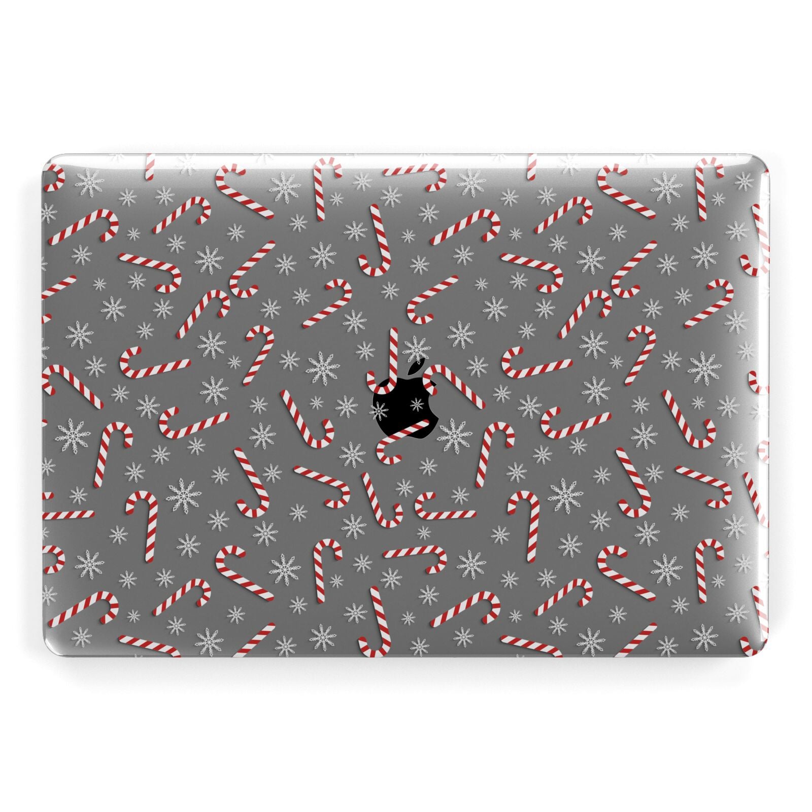 Candy Cane Apple MacBook Case