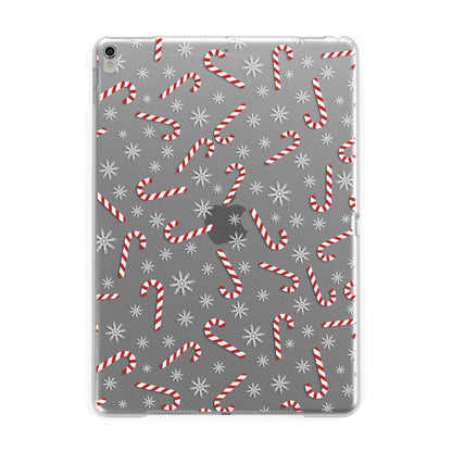 Candy Cane Apple iPad Silver Case