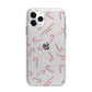 Candy Cane Apple iPhone 11 Pro in Silver with Bumper Case