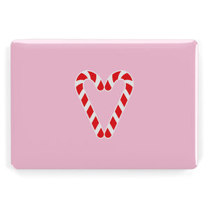 Candy Cane Heart MacBook Fall