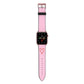 Candy Cane Heart Apple Watch Strap with Rose Gold Hardware