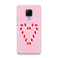 Candy Cane Heart Huawei Mate 20X Phone Case