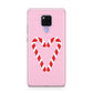 Candy Cane Heart Huawei Mate 20X Phone Case